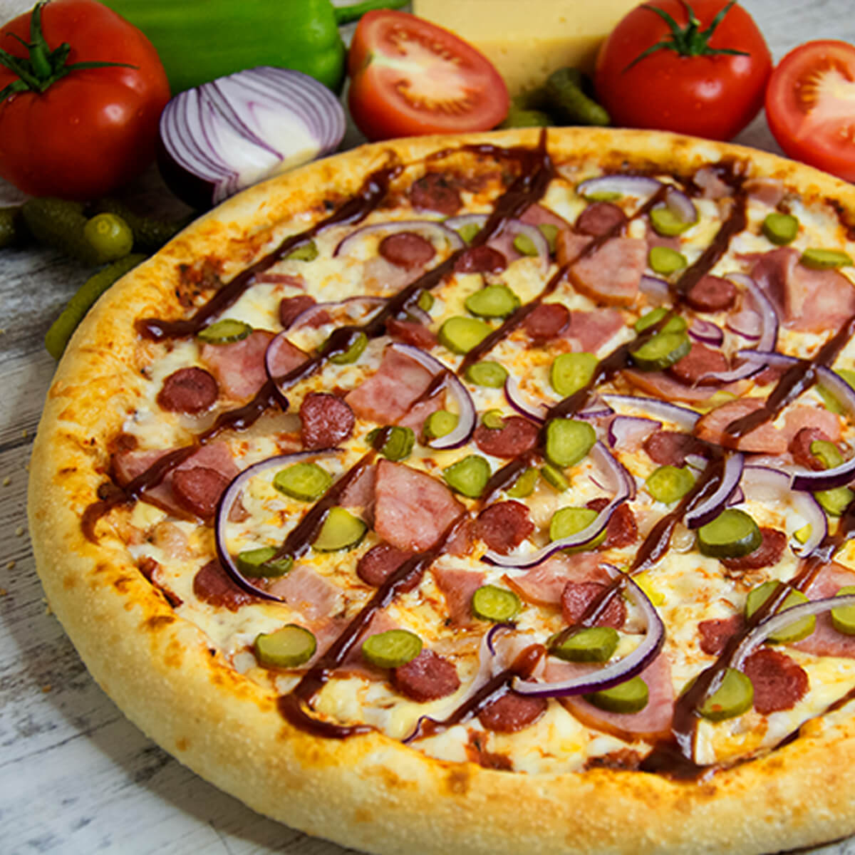 Пицца Барбекю 31см