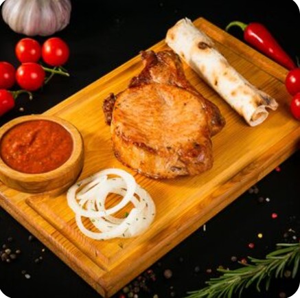 Шашлык из свиной корейки