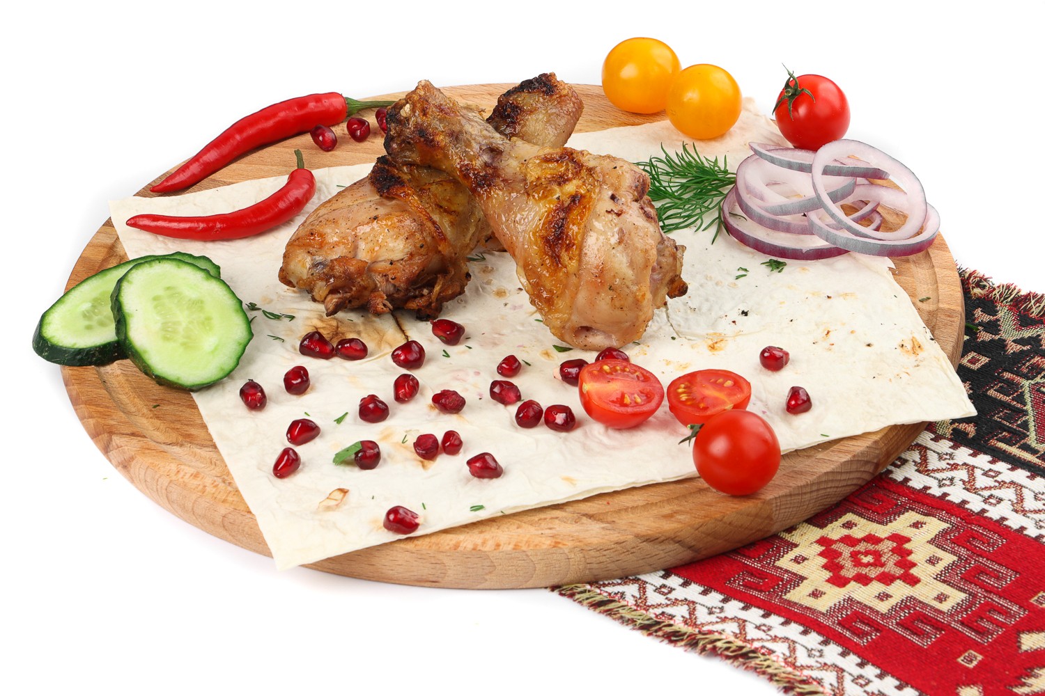 Шашлык из куриной голени