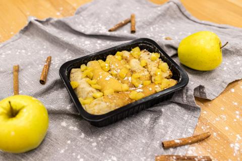 Блины с яблоками