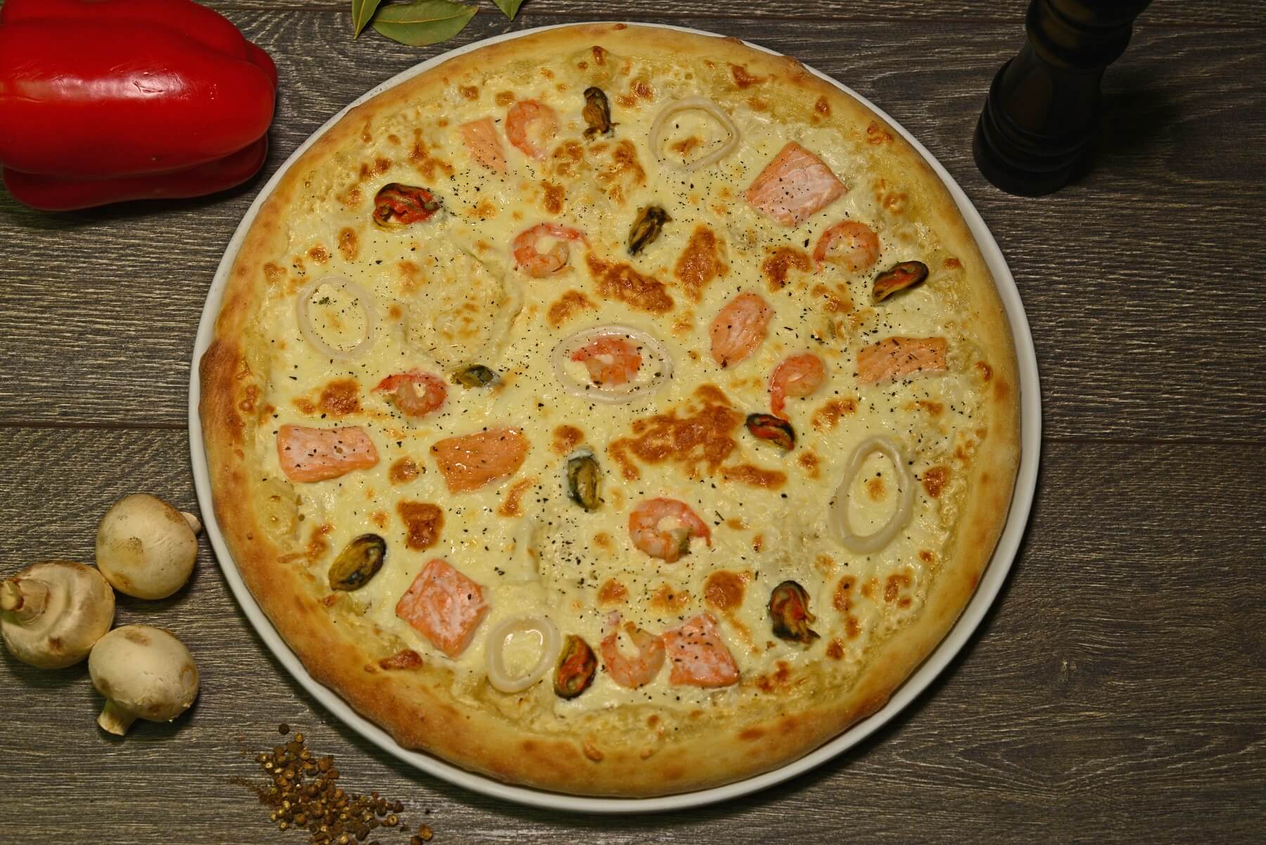 Пицца морская. 500гр.
