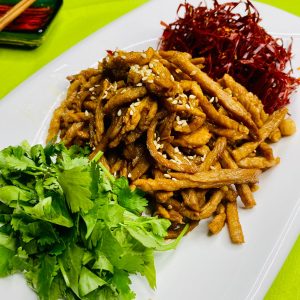 №410 Курица стружкой с красным перцем