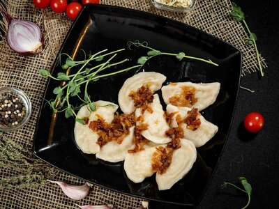 Вареники с сулугуни и творогом S