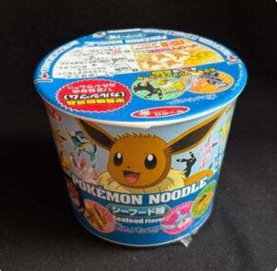 Японская лапша Nissin Pokemon с морепродуктами