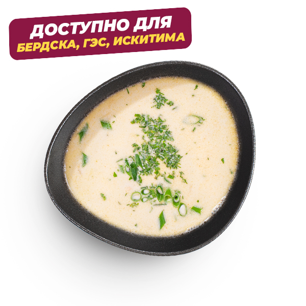 Сливочная уха с лососем