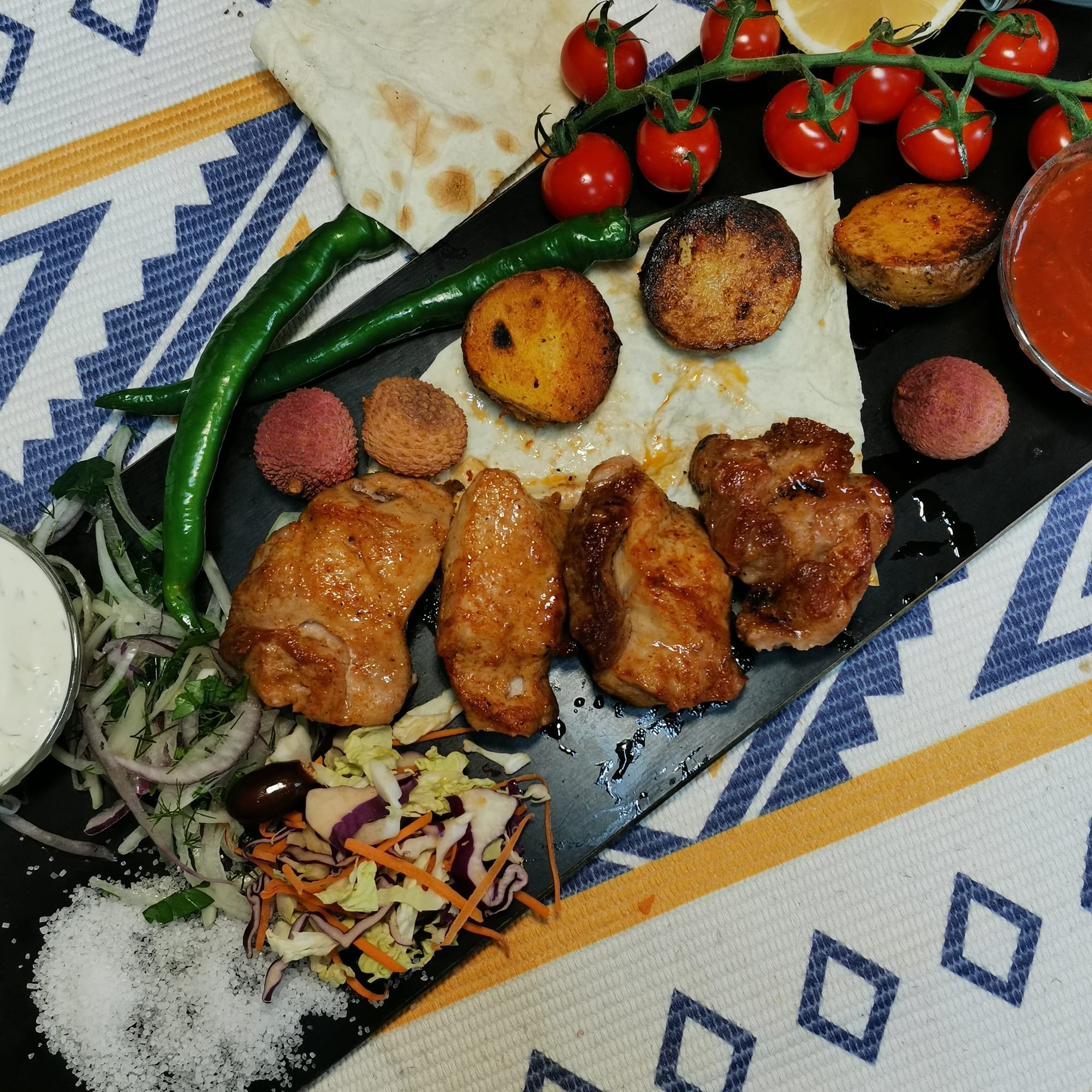 Шашлык из свиной шейки
