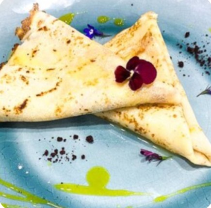 Блины с маслом