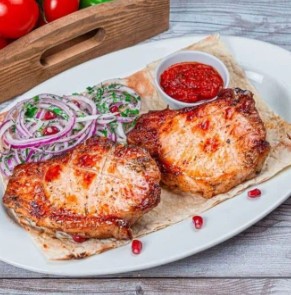 Шашлык из свиного антрекота