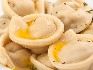 Пельмени с маслом