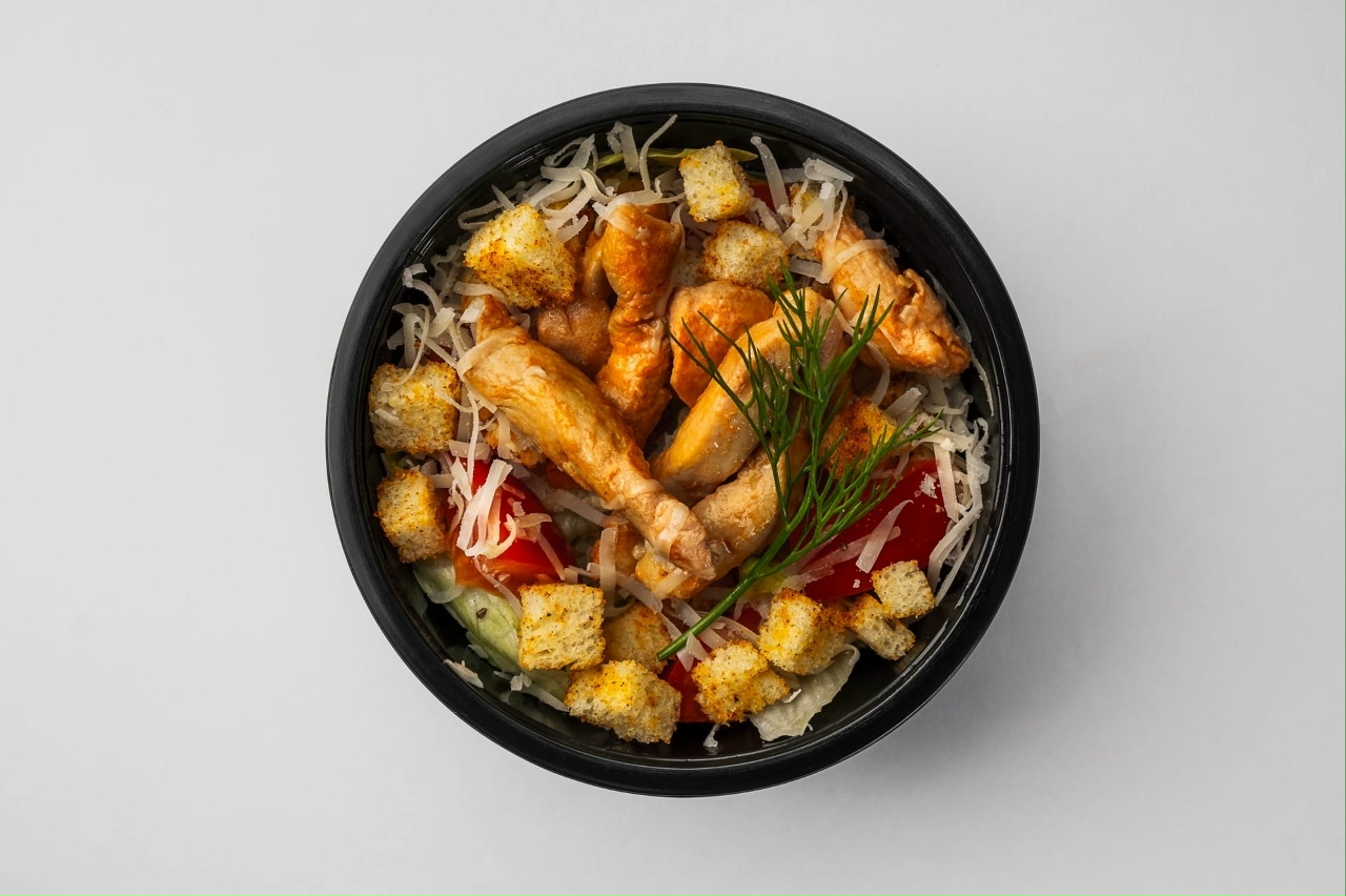 Цезарь с курицей