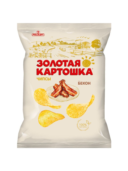 Чипсы Золотая картошка Бекон 85г