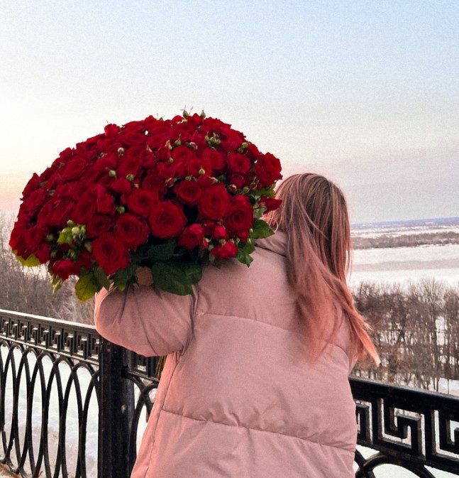 Букет «ВИП Бордо»