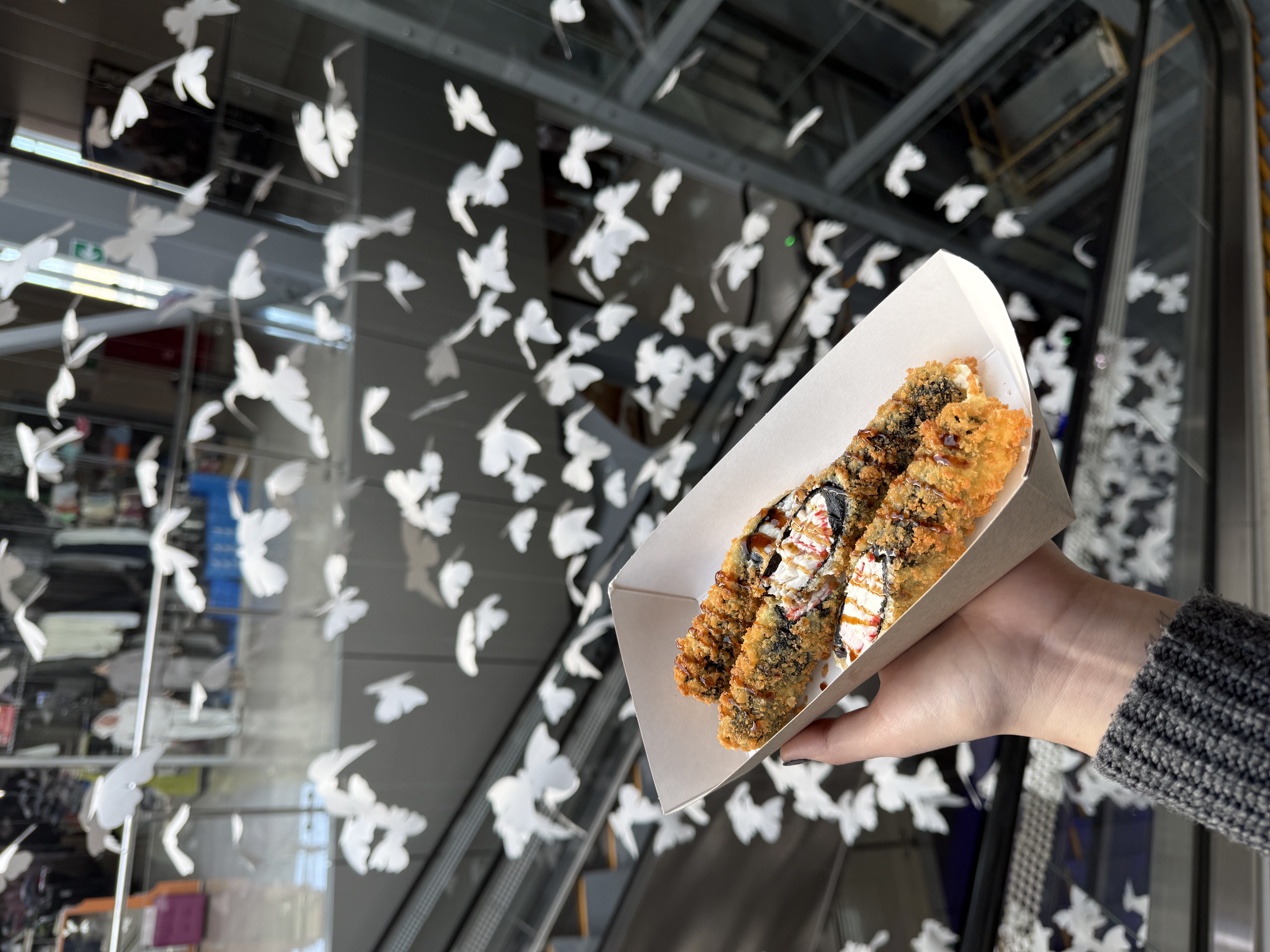 Стрипсы с крабом