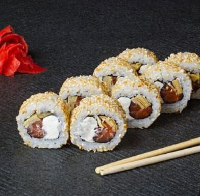 Ролл Аляска с тунцом