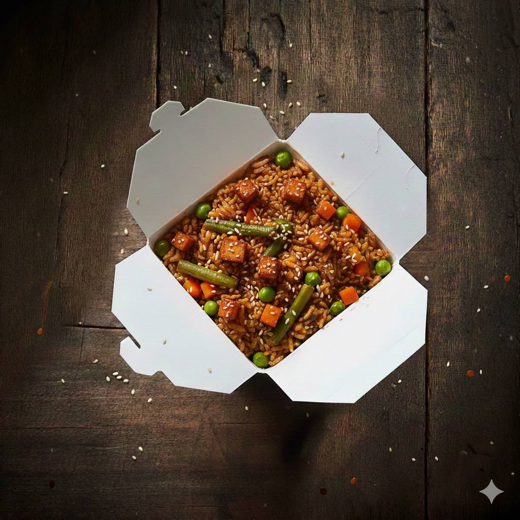 Тяхан с курицей