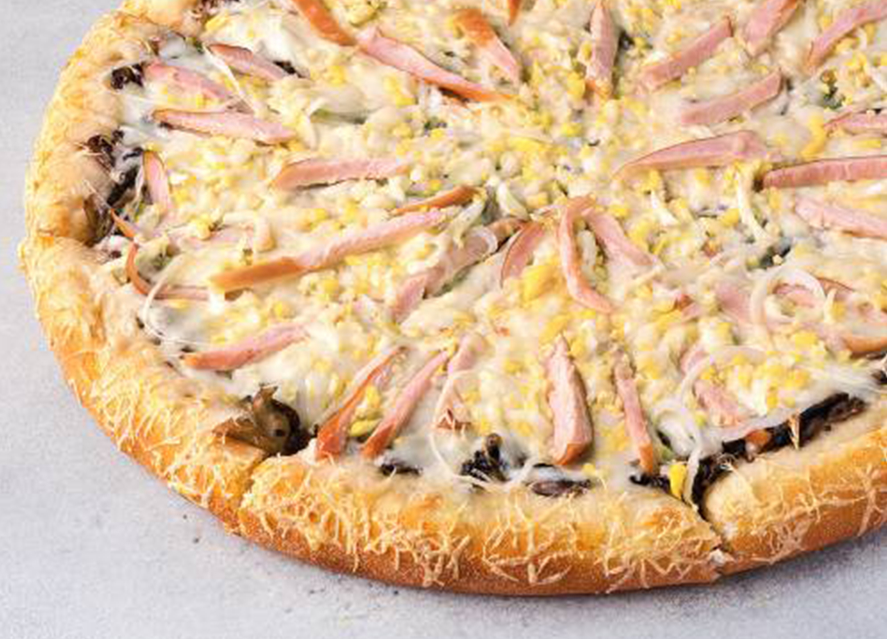 Пицца Жюльен 40 см на толстом с сыром