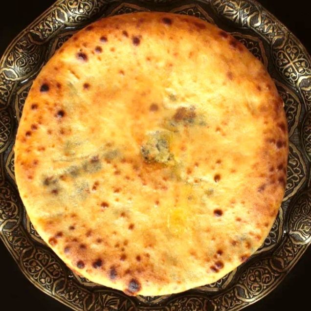 Пирог с картофелем и грибами