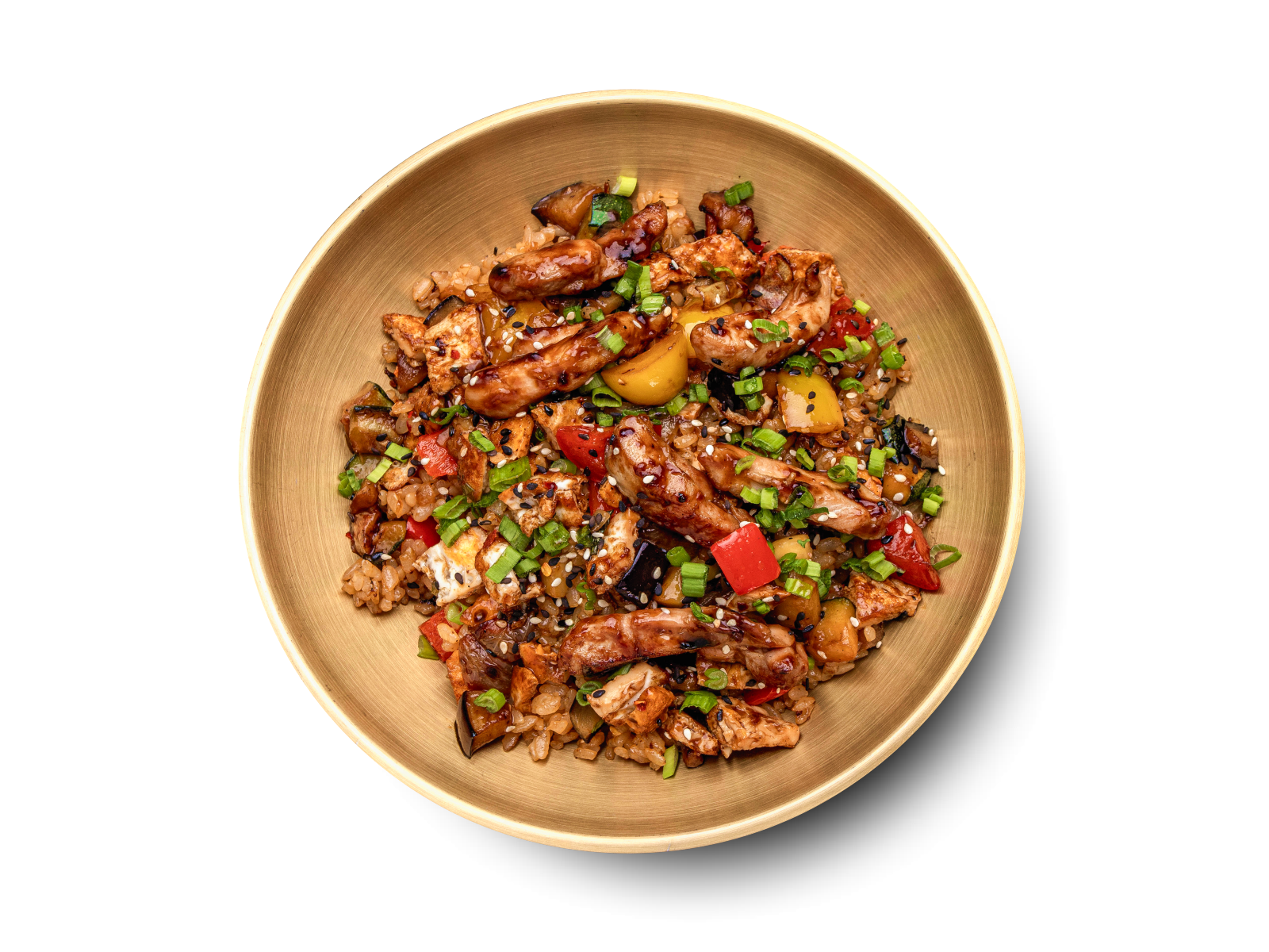 Wok Рис Устричный с курицей