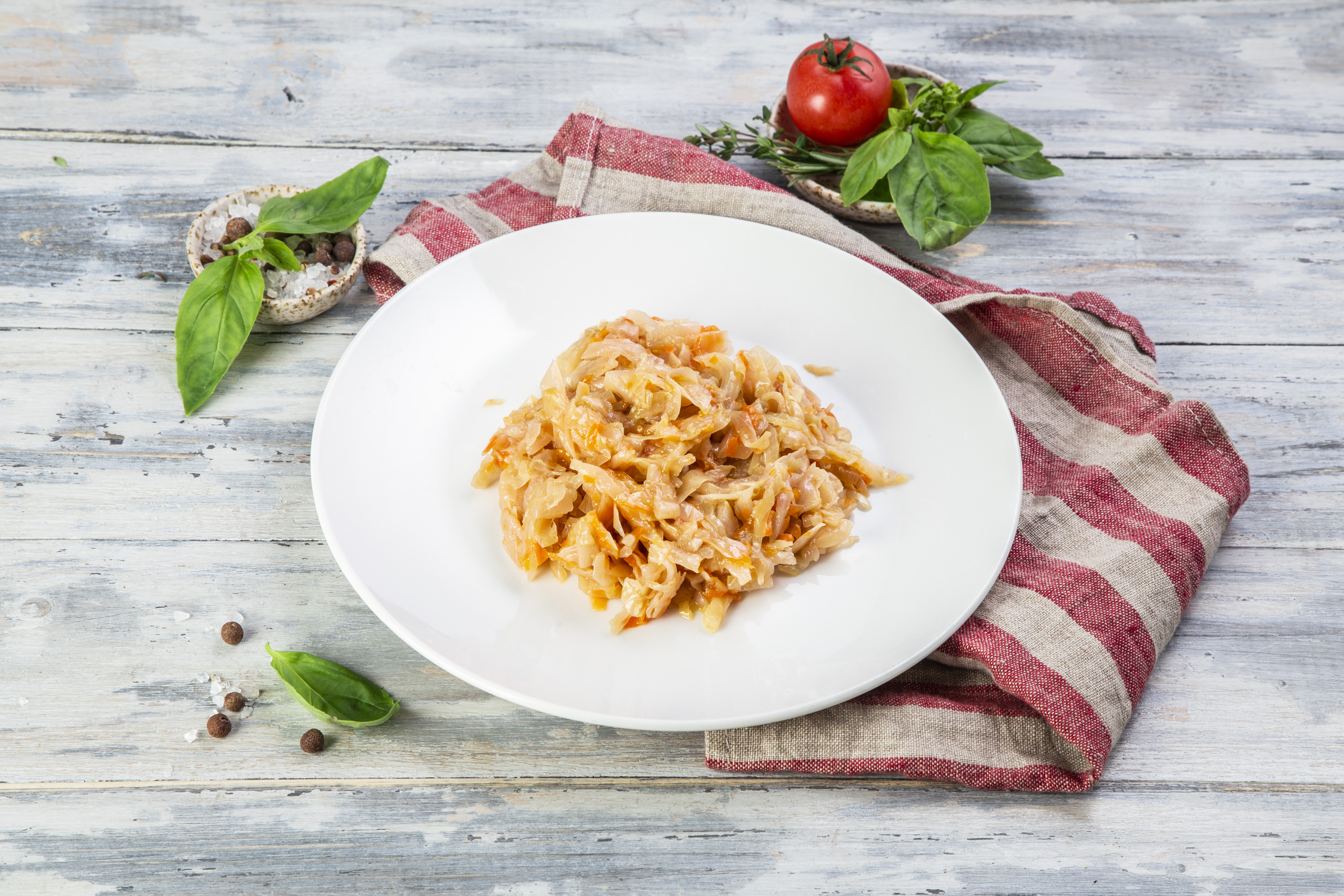 Капуста тушеная