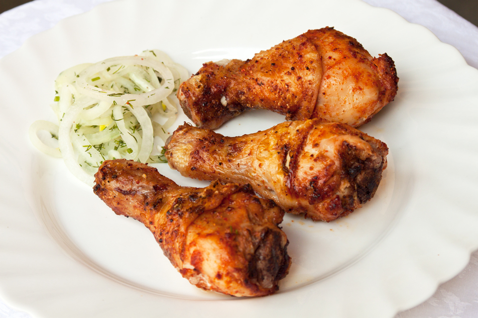 Шашлык из куриной голени (3 шт)