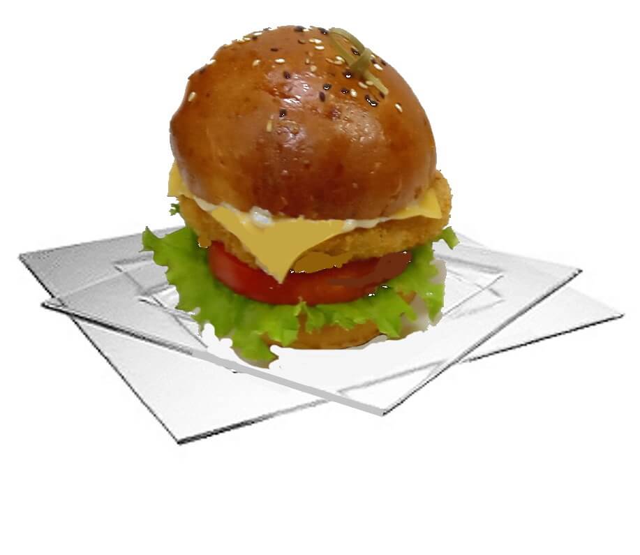 Бургер с курочкой Цезарь