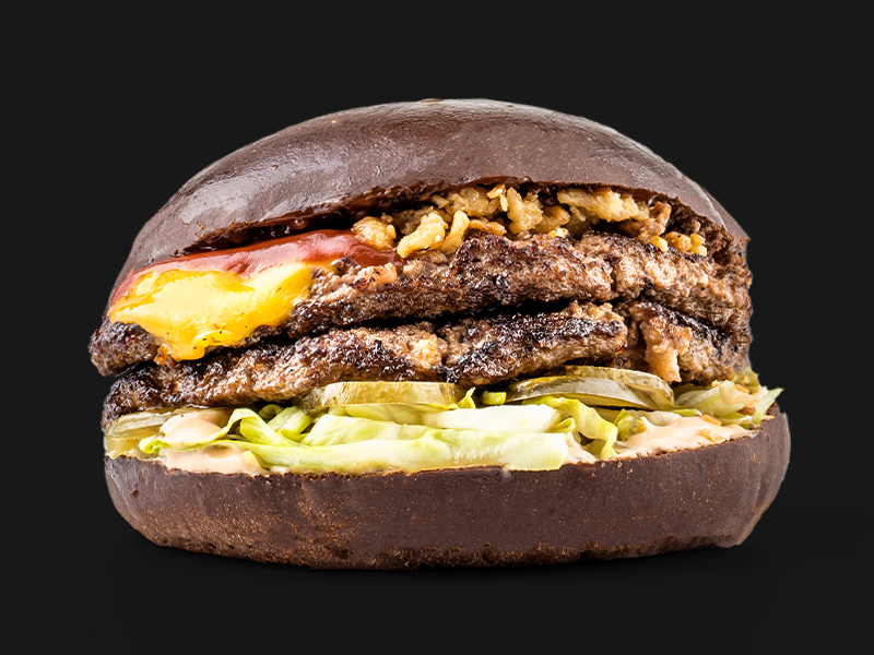 Бургер BBQ Black Angus двойной