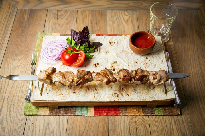 Шашлык из куриной грудки