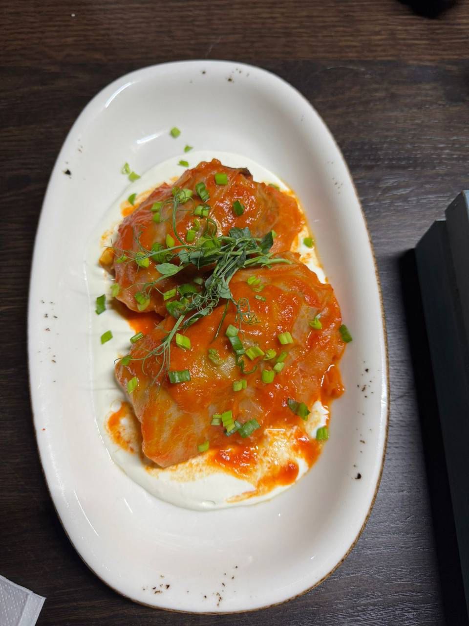 Голубцы домашние со сметаной