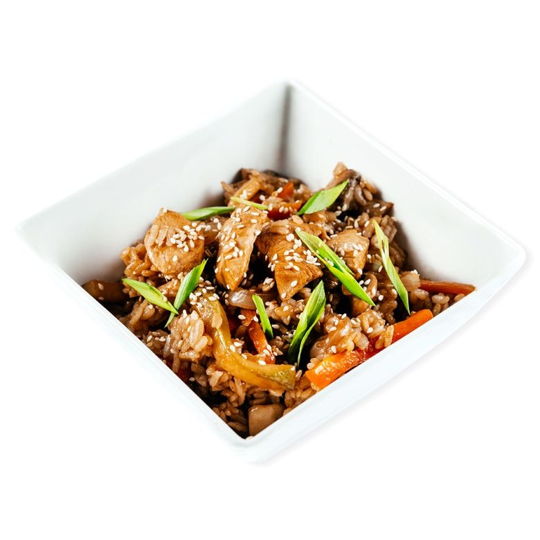 Рис с курицей