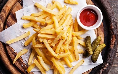 Картофель фри с сыром Пармезан