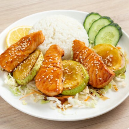 Лосось в соусе терияки