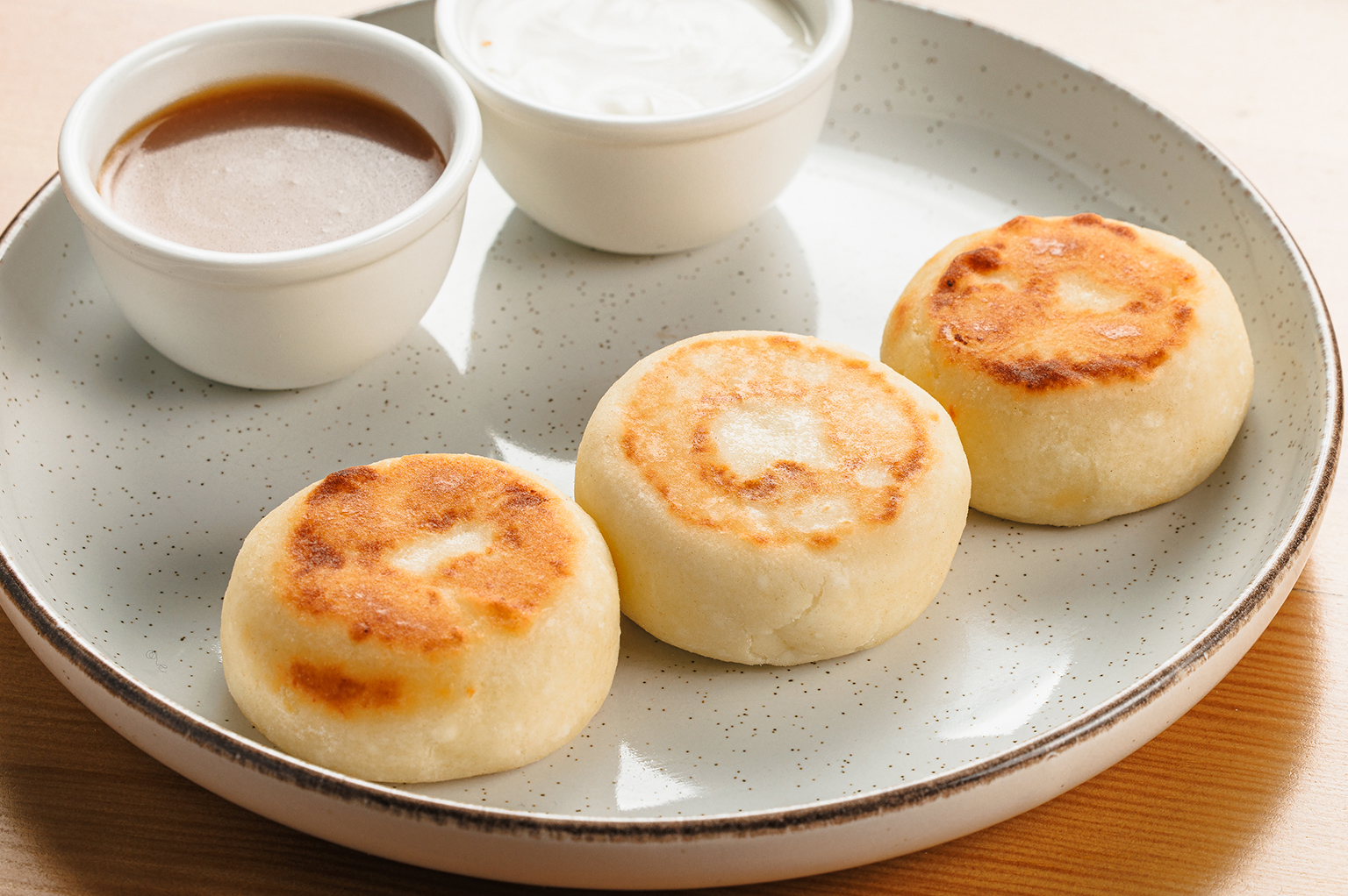 Сырники с солёной карамелью