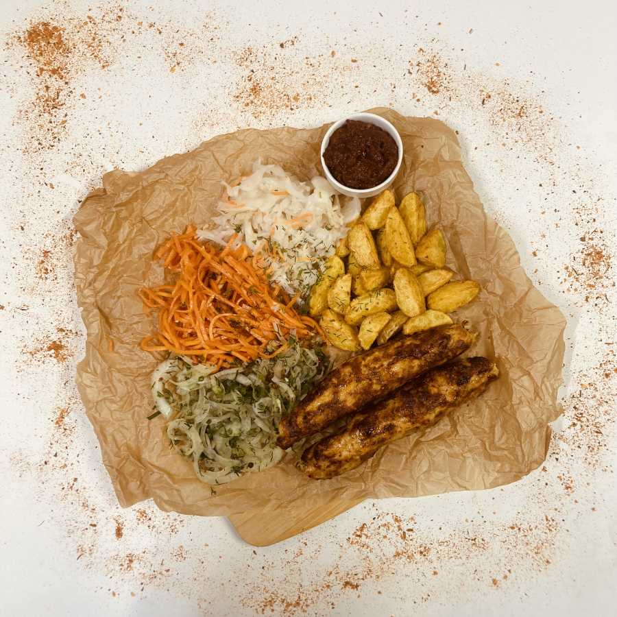 "На одного" с куриной люляшкой