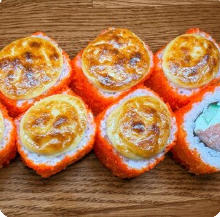 Запеченный ролл Лосось