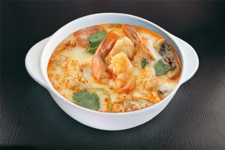 Суп Том Ям креветки