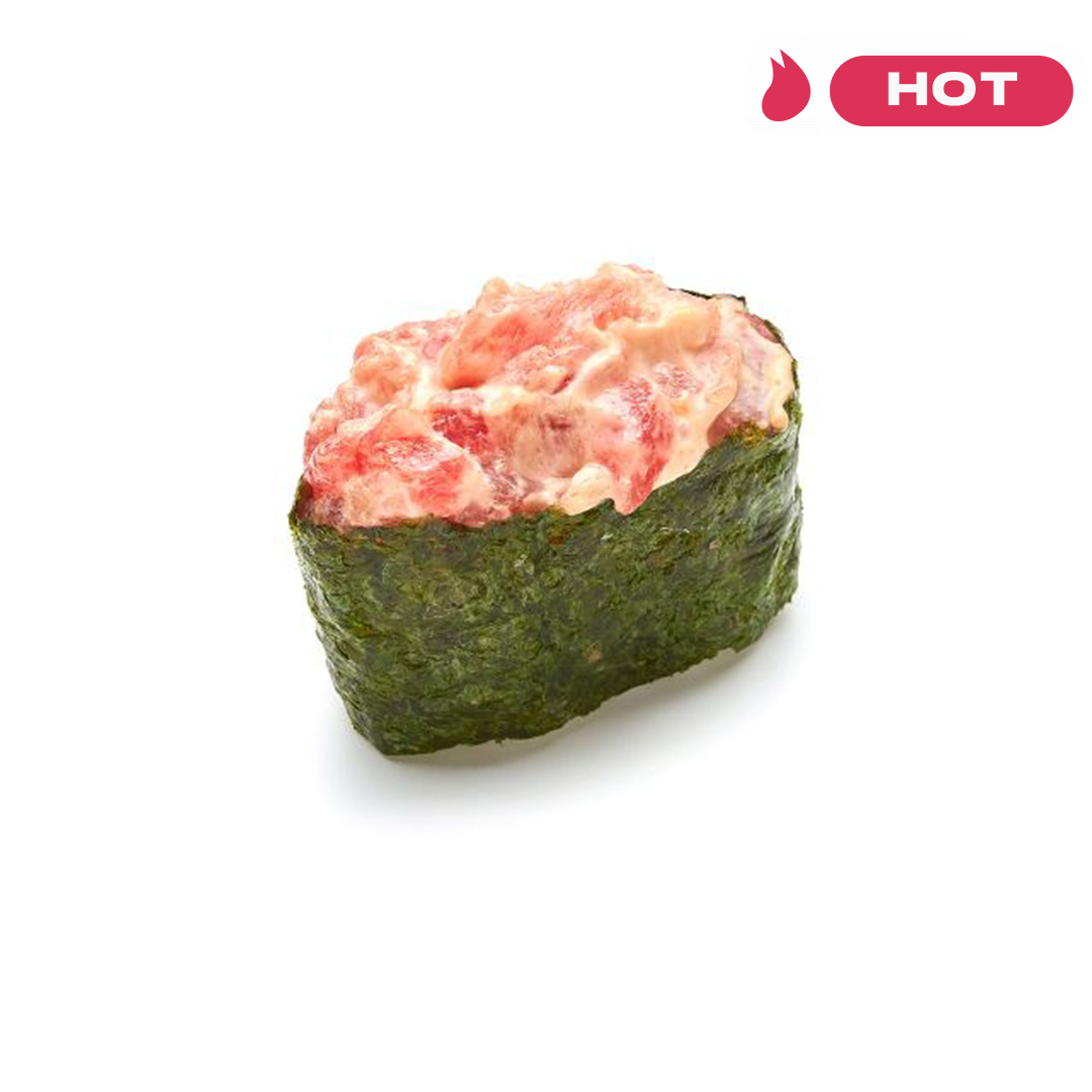 Гункан тунец спайс