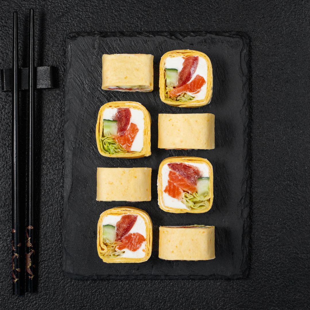 Тортилья с лососем