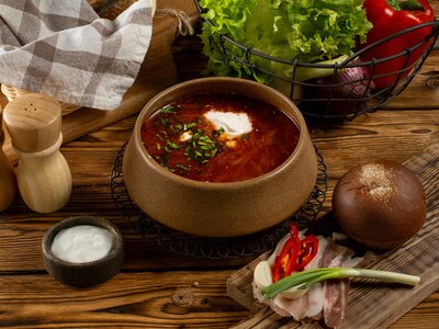 Борщ классический с говядиной