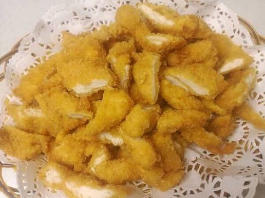 Куриное филе в сухарях