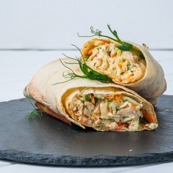 Шаурма с курицей су-вид