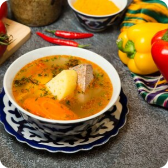 Шурпа с говядиной