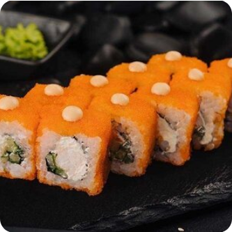 Ролл Калифорния с креветкой