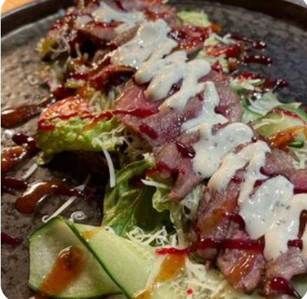 Стейк салат