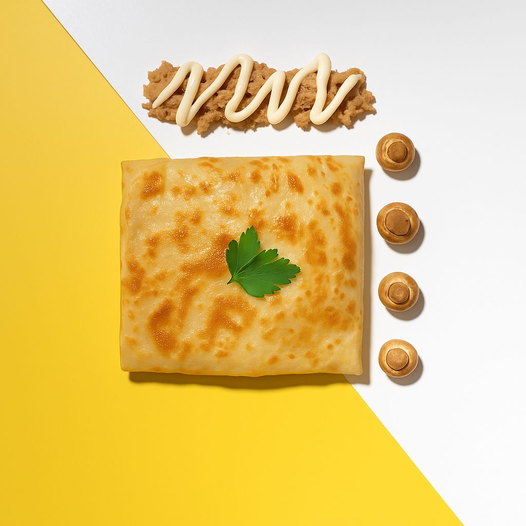 С паштетом и яйцом