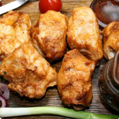 Шашлык из бедра куриного