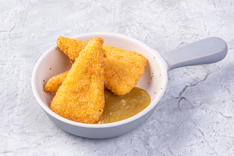 Халуми фри и джем из лайма