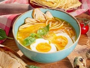 Домашний куриный суп