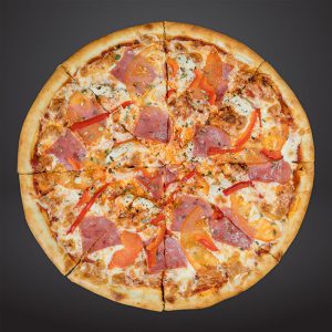 Пицца с курицей и ветчиной 30 см