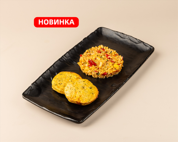 Щучьи котлеты с рисом