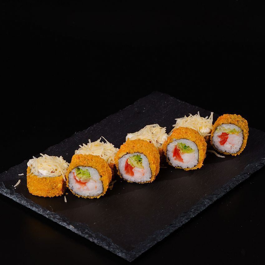 Цезарь жареный с креветками